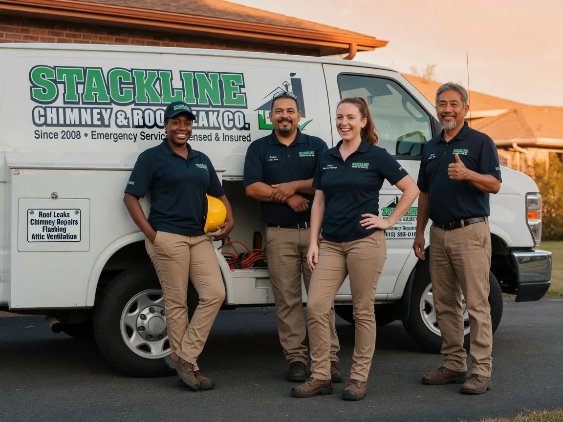 Chimney flashing repair company in Trophy Club, TX